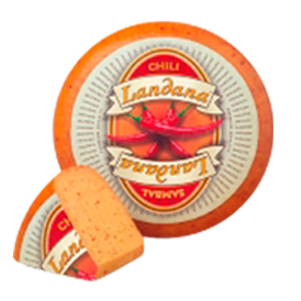 Gouda m. Chili Samb.Holland, 50 % Fett i.Tr. 250gr