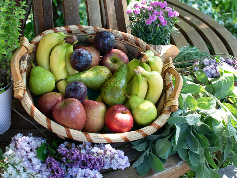 Obstkorb 2 frisch für Büro und Privat 2kg 1 Woche vorbestellen!