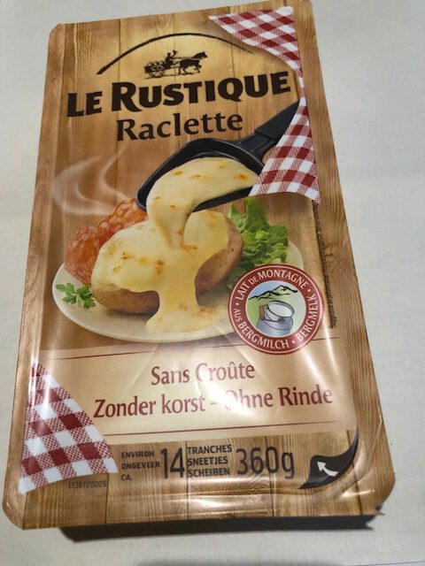 Raclette in Scheiben 49% Fett i.Tr. 360gr = 14 Scheiben ohne Rinde