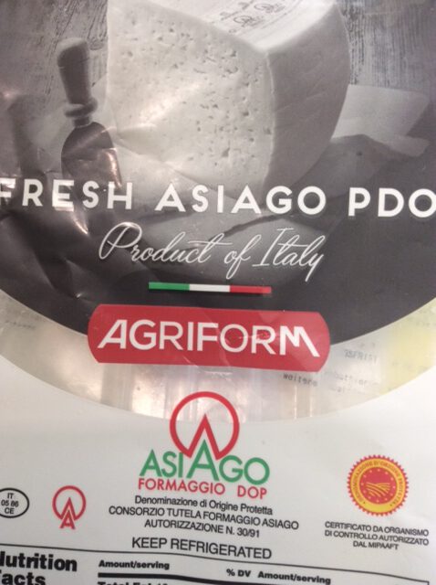 Asiago jung 44 % Fett i.Tr. DOP Italien 500gr